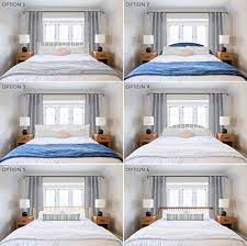 Amazing gallery of interior design and decorating ideas of headboard in front of window in bedrooms, girl's rooms, boy's rooms by elite interior designers. Ask The Audience Master Bed In Front Of Window Emily Henderson