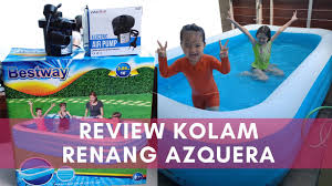 Memilih kolam renang vinil untuk anak main air di rumah. Review Kolam Renang Anak Bestway 305cm X 183cm X 56cm Youtube