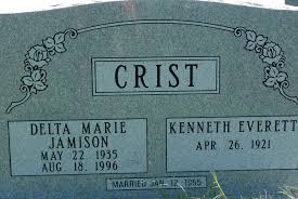 Delta Marie Jamison Crist (1935-1996)
