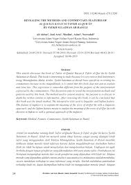 Maybe you would like to learn more about one of these? Pdf Revealing The Methods And Commentary Features Of Al Qaulul Bayan Fi Tafsir Al Qur An By Syekh Sulaiman Ar Rasuli