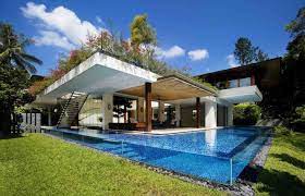 This 7 663 Square Foot House Is Located In Holland Village Singapore Guz Architects Designed This Contemp Architecture House Contemporary House Design House