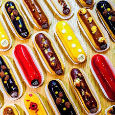 French Eclairs Collection Eclairs Eclairs Dessert Food
