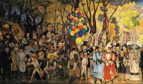 Sueño De Una Tarde Dominical En La Alameda Central Hd Rivera Sueno De Una Tarde Dominical En La Alameda Central Diego Rivera Mexican Art Political Art