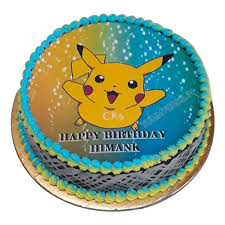 Birthday Cake Cartoon Images Free Pokemon Birthday Cake Online Best Cake Design Free Delivery Pokemon Birthday Cake Birthday Cake Cool Cake Designs