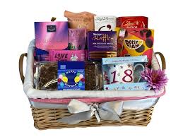 Turning 30 gift basket gift baskets Girls 18th 21st Or 30th Birthday Gift Basket Baskets Galore