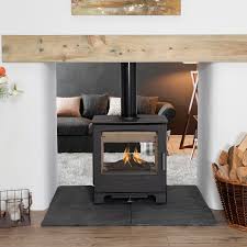 Designed with installation and flexibility in mind, the df1200 + cdf800l or cdf800r fireplace is ideal for large areas. Woodland Double Sided Catalyst Mendip Stoves Wood Burning Stoves