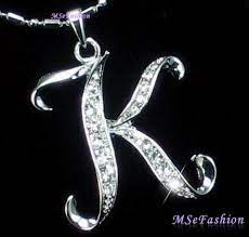 The Letter K Letter K Necklace Letter K Lettering