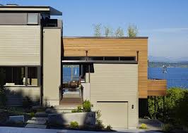 Bliss garden design this is an example of a contemporary landscaping in seattle. Simple Yet Flexible House Design With A Rooftop Garden That Is Set On Steep Hillside Digsdigs