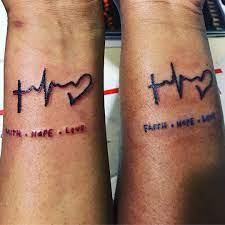 Faith Love Hope Male Bestie Tattoo Friends Tattoos Bestie Tattoo Friendship Tattoos