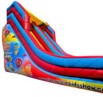 10ft Platform Branded Mega Bouncy Slide