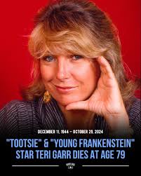 The Oscar-nominated actress Teri Garr was also known for appearing in  multiple Elvis movies and playing Phoebe's mom