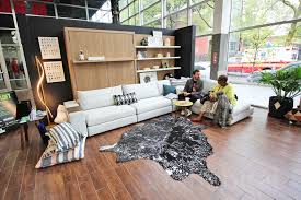 Hepa air purifier and fan iron / silver at best buy. Interactive 500 Square Foot Micro Loft Shows Off Small Living Solutions In Brooklyn Living Room Inhabitat Green Design Innovation Architecture Green Building
