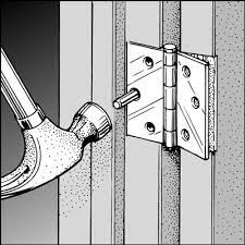 The door won't close, or won't stay closed, and the only solution seems to be a big carpentry job. How To Tighten Loose Door Hinges Dummies