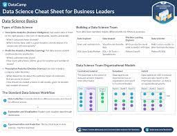 Data Science Cheat Sheet For Business Leaders Datacamp Data Science Business Leader Science