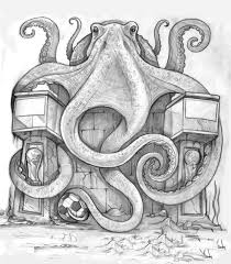 Octopus Pencil Drawings Octopus Drawing Drawings