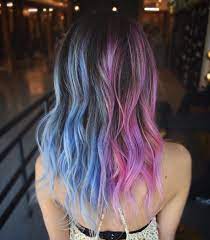 Split Hair Color Two Tone Hair Split Hair Color Hair Split Split Hair