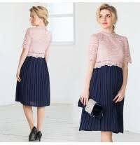 Pagato 79,99 nuovo con cartellino. Vestito Cerimonia Premaman Allattamento 2 Pz Bicolore Sweet Mommy