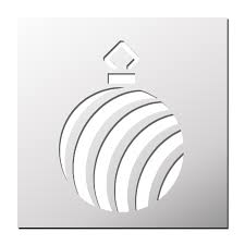 Pochoir Boule De Noel Pochoir Noel Pochoir Boule De Noel