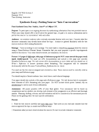 In most cases, a title for an essay is only required for college papers. Synthesis Essay Assignment Sheet Essays Educational Assessment