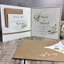 Foliage Wedding Stationery Package Creative Wedding Invitations Ticket Wedding Invitations Wedding Stationery