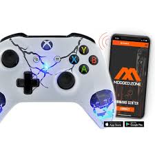 Can you download mods on xbox 360 minecraft? Skulls Blue Xbox One S Smart Custom Rapid Fire Modded Controller Fps Mods Cod Warzone Walmart Com