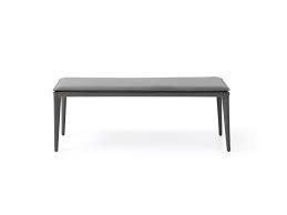 Velletri Dark Gray Modern Bench Contemporary Bedroom Bench