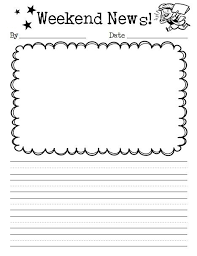 Облик певца the weeknd на премии american music awards озадачил зрителей и вызвал шутки, ведь эйбел. Weekend News K 2 A Monday Morning Activity Writing Templates Kindergarten Kindergarten Writing 2nd Grade Writing