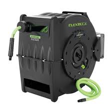 Flexzilla Open Face Retractable Air Hose Reel Lightweight Zillagreen L8603fz 3 8 X 25 Heavy Duty Hybrid