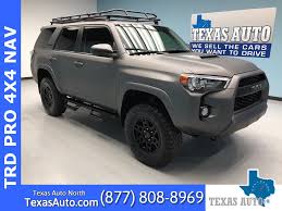 Save $8,142 on a 2019 toyota 4runner trd pro 4wd near you. Sold 2018 Toyota 4runner Trd Pro Premium Lifted Leather Navi In Houston