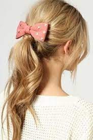 Bow Clip Long Hair Styles Hair Styles Hair Inspiration
