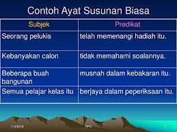 Berasa bersyukur siti nurhaliza dengan kelahiran anak sulungnya itu. Ayat Susunan Biasa Dan Ayat Songsang Ppt Download