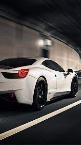 White Ferrari 458 Italia The Iphone Wallpapers White Ferrari Ferrari 458 White Ferrari 458