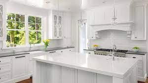 Veined quartz countertops design ideas. 17 Beautiful Quartz Kitchen Countertops