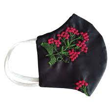 Use fabrics you already have along with notions such as ribbons, elastic cord, or even elastic hair ties that you might. Dlt Reusable Embroidery Design Mask Number Of Layers 2 Rs 30 Piece Id 22441145991