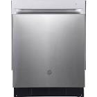 24-inch Built-In Top Control Dishwasher with Stainless Steel Tall - Stainless Steel GBP534SSPSS GE