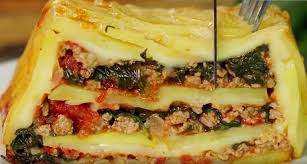 как приготовить пирог с фаршем и картошкой в духовке Neobychnyj Kartofelnyj Pirog S Farshem I Syrom V Duhovke Idei Dlya Blyud Vkusnyashki Kulinariya