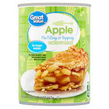 Butterscotch apple pie filling (canned)what smells so good. Great Value Apple Pie Filling Topping 20 Oz Walmart Com Walmart Com