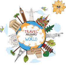 Traveling around the world vector clipart and illustrations (4,286). Travel Landmark Clip Art Travel Around The World Vector Png Download Full Size Clipart 1234351 Pinclipart