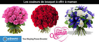 Sélection de bouquets pour la fête des mères. Bouquet De Fleurs 6 Couleurs Pour Exprimer Vos Sentiments A La Fete Des Meres Eboons