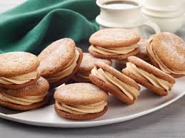 Double Stuffed Gingerbread Cookies Recipe Food Network Recipes Cookies Recipes Christmas Ginger Bread Cookies Recipe