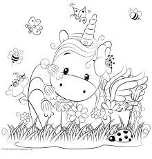 Search through 51958 colorings, dot to dots, tutorials and silhouettes. Baby Unicorn And Flower Coloring Page Unicorn Coloring Pages