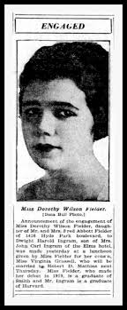 Dorothy Wilson Fielder Ingram (inconnu-1949)