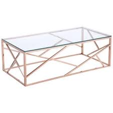 Zuo Modern Cage Coffee Table Rose Gold 100180 Living Consoles Rose Gold Coffee Table Gold Coffee Table Rose Gold Furniture