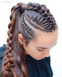 Viking Mohawk Braid Tutorial In 8 Simple Steps And Extra Tips In 2020 Thick Hair Styles Braids For Long Hair Viking Hair