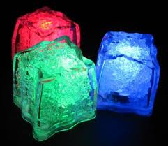 Litecubes Brand Plastic Led Ice Cube Color Changing Rgb Rainbow Qty 1 By Litecubes Brand Plastic Led Ice Cube Led Ice Cubes Ice Cube Lights Cube Light