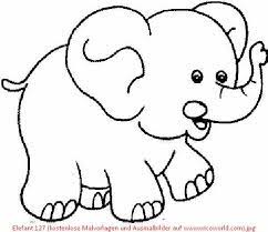 Elefant 127 Kostenlose Malvorlagen Und Ausmalbilder Auf Www Wicoworld Com Jpg 600 518 Elefant Elefant Ausmalbild Schnittmuster Fur Stofftiere