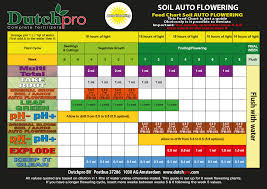 Dutchpro Soil Autoflower Grow Chart Rutland