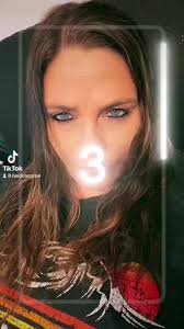 Girl That Painted Her Face As The American Flag