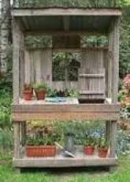 Potting Bench With Sink And Roof So Needs A Roof Or Shelter From Rain Potting Bench Potting Table Potting Tables