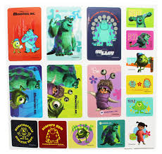 We print the highest quality monsters inc stickers on the internet. Disney Pixar S Monsters Inc 3d And 2d Assorted Image Stickers 16 Stickers Walmart Com Walmart Com